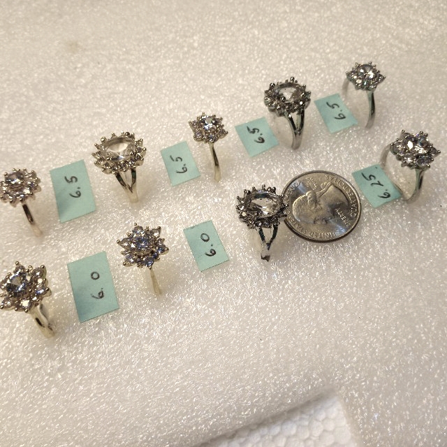 Sunburst/Snowflake Ring